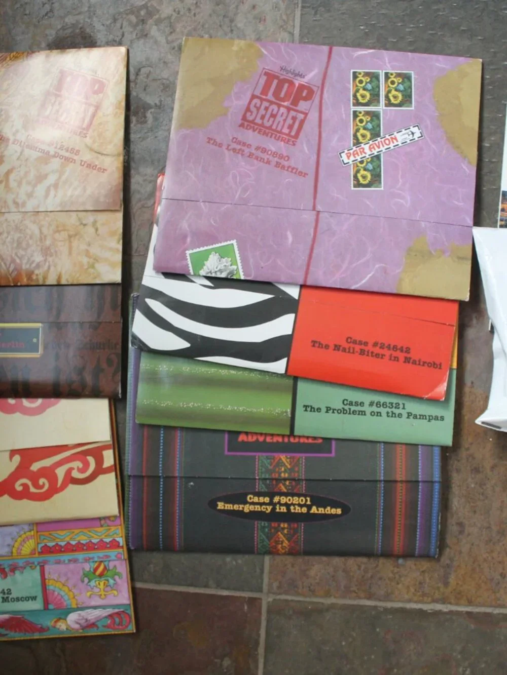 Highlights Top Secret Adventures Travel Puzzle Bundle of 13, 5 new